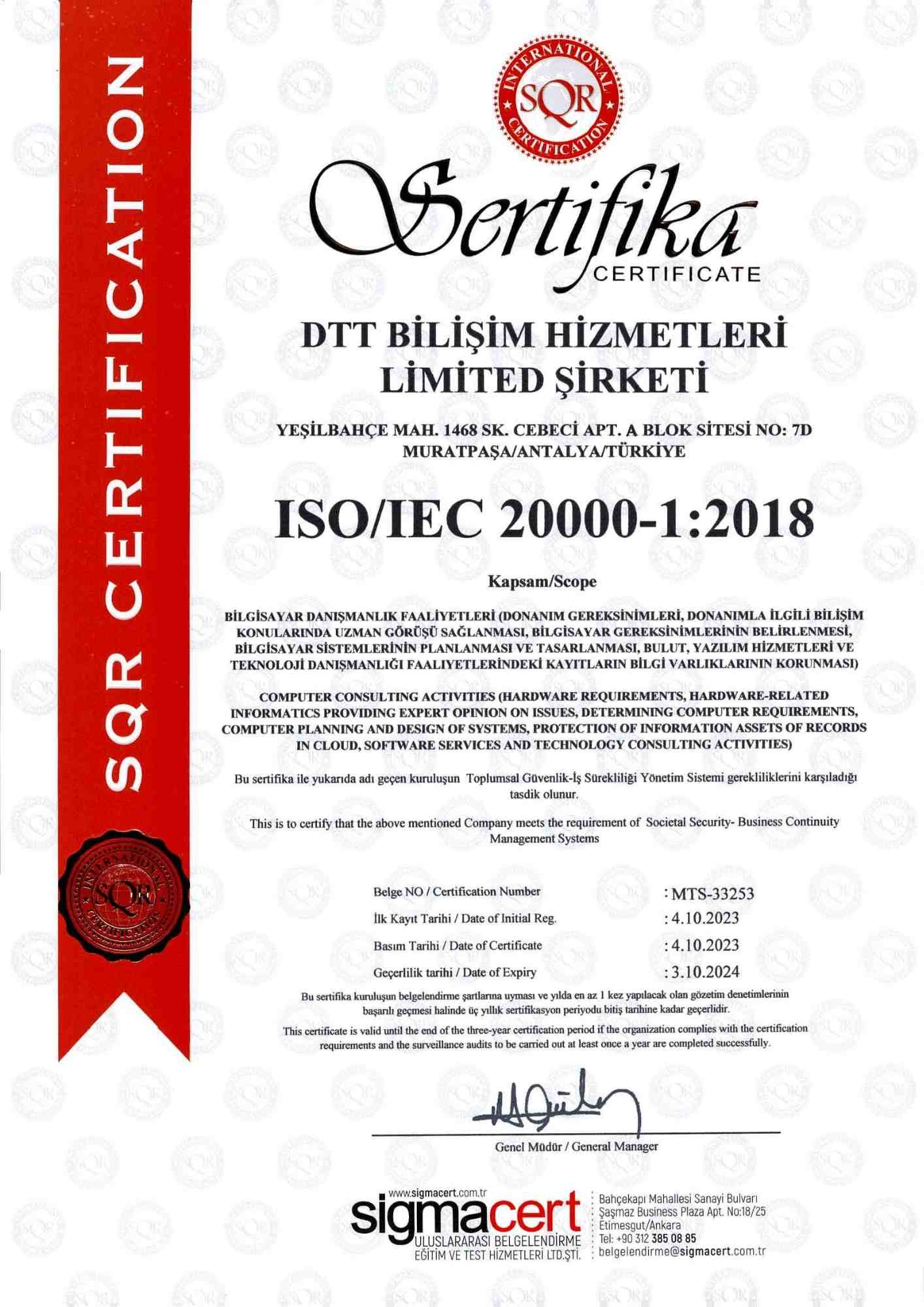 ISO Belgesi 2