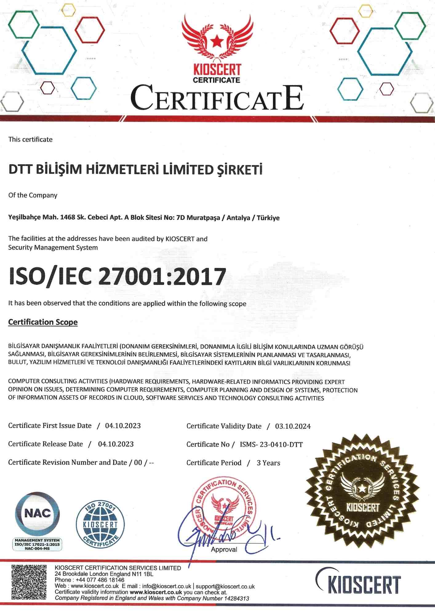 ISO Belgesi 3