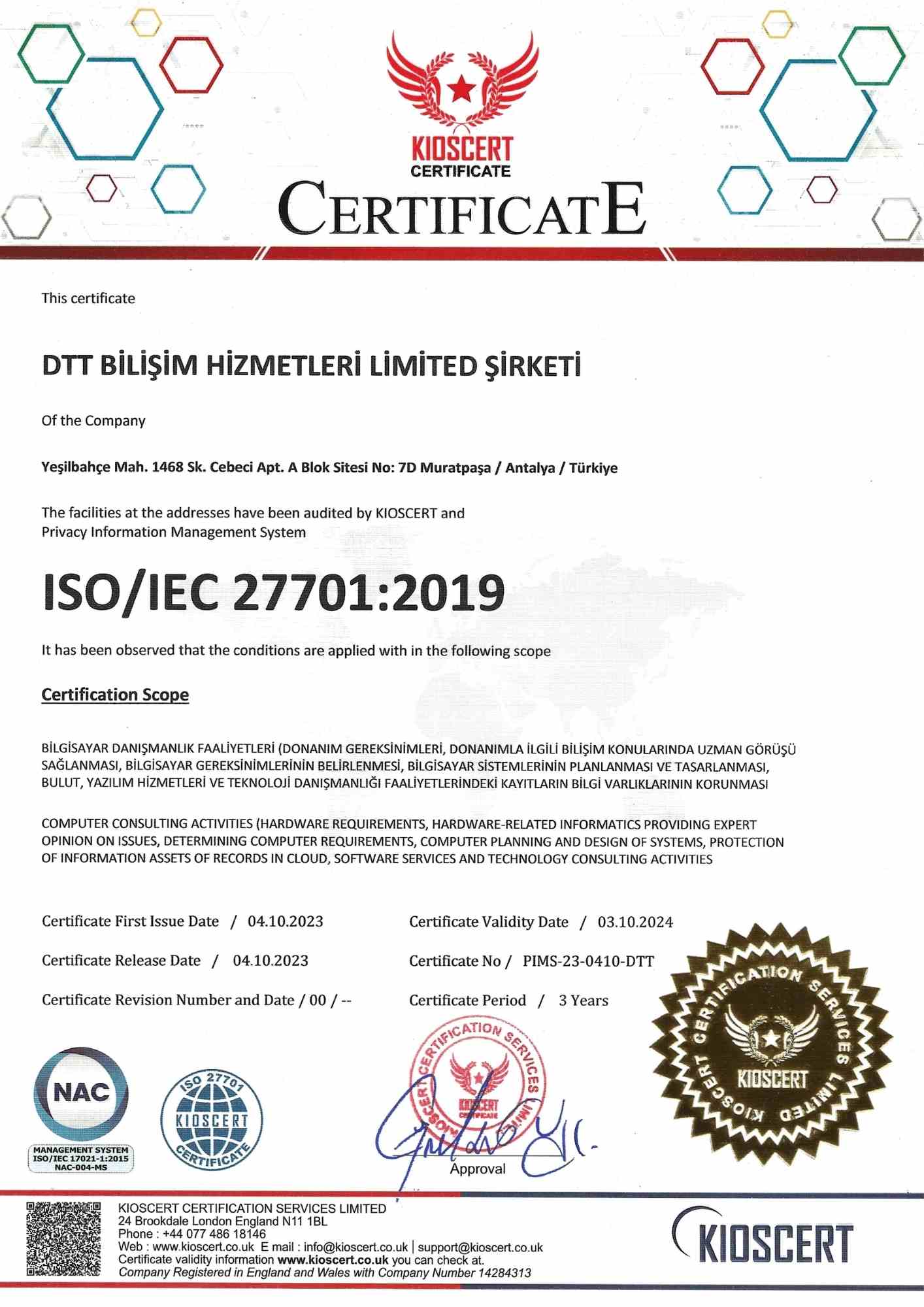 ISO Belgesi 4